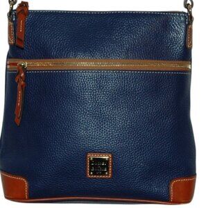 Dooney & Bourke Leather Pebble Grain Jeans Crossbody Purse Bag